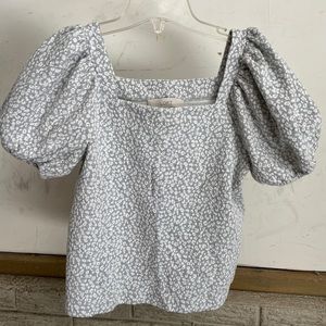 LOFT Puffed Sleeve Shirt